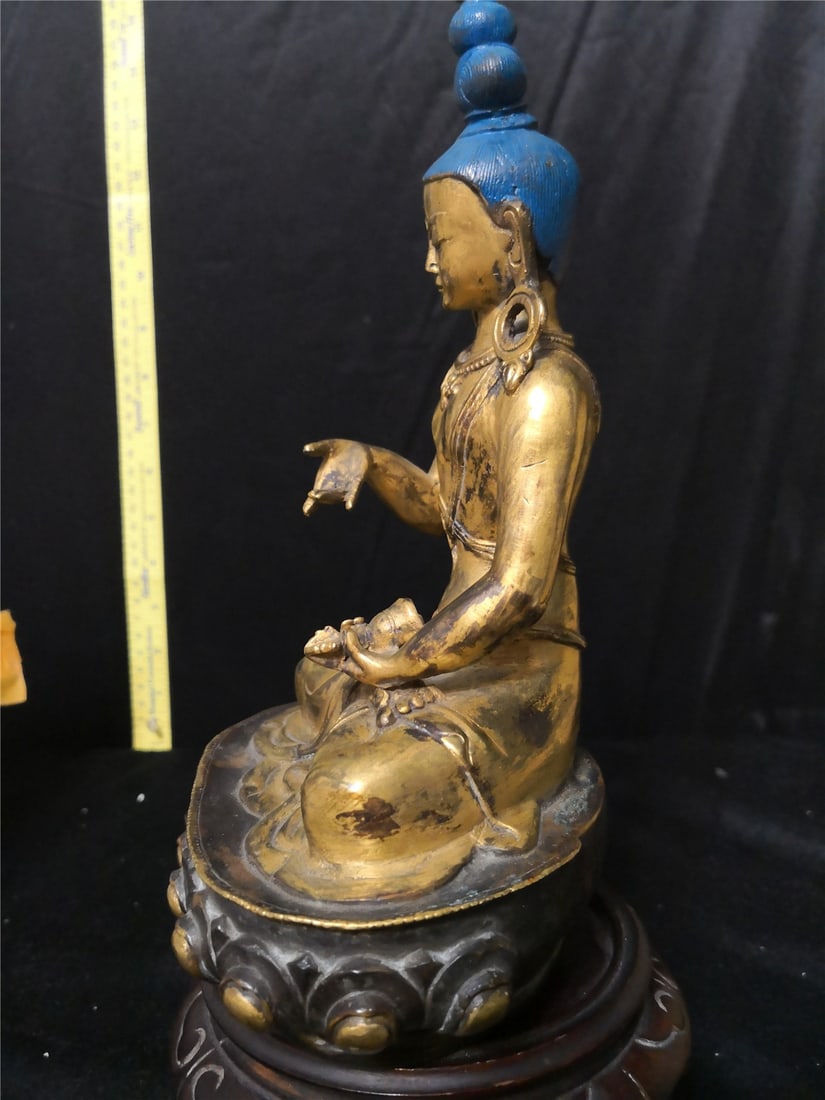Antique Copper Buddha - 3