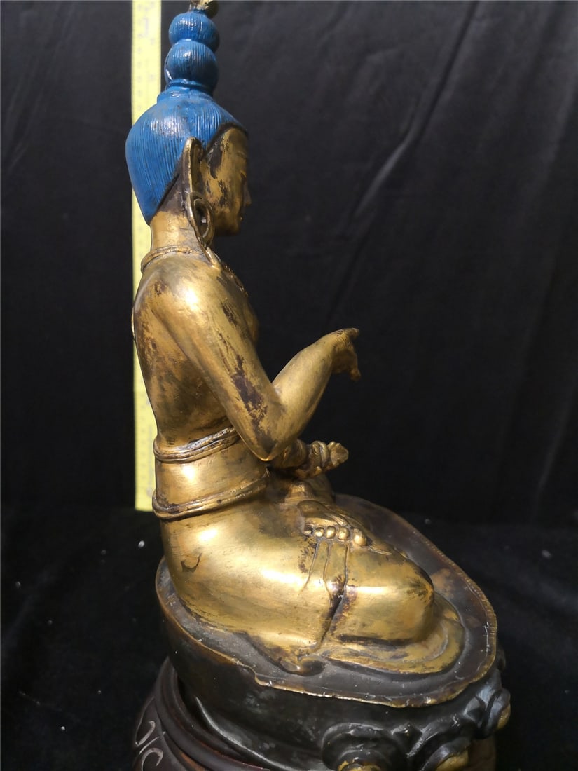Antique Copper Buddha - 5