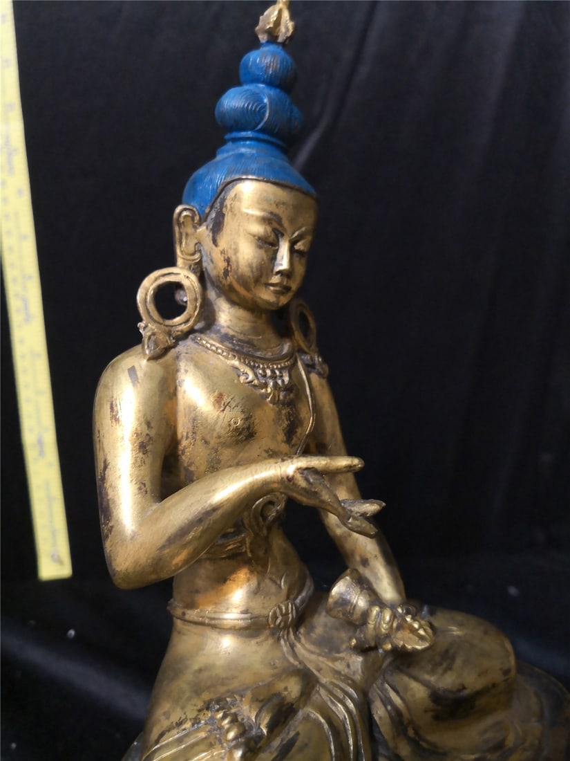 Antique Copper Buddha - 6