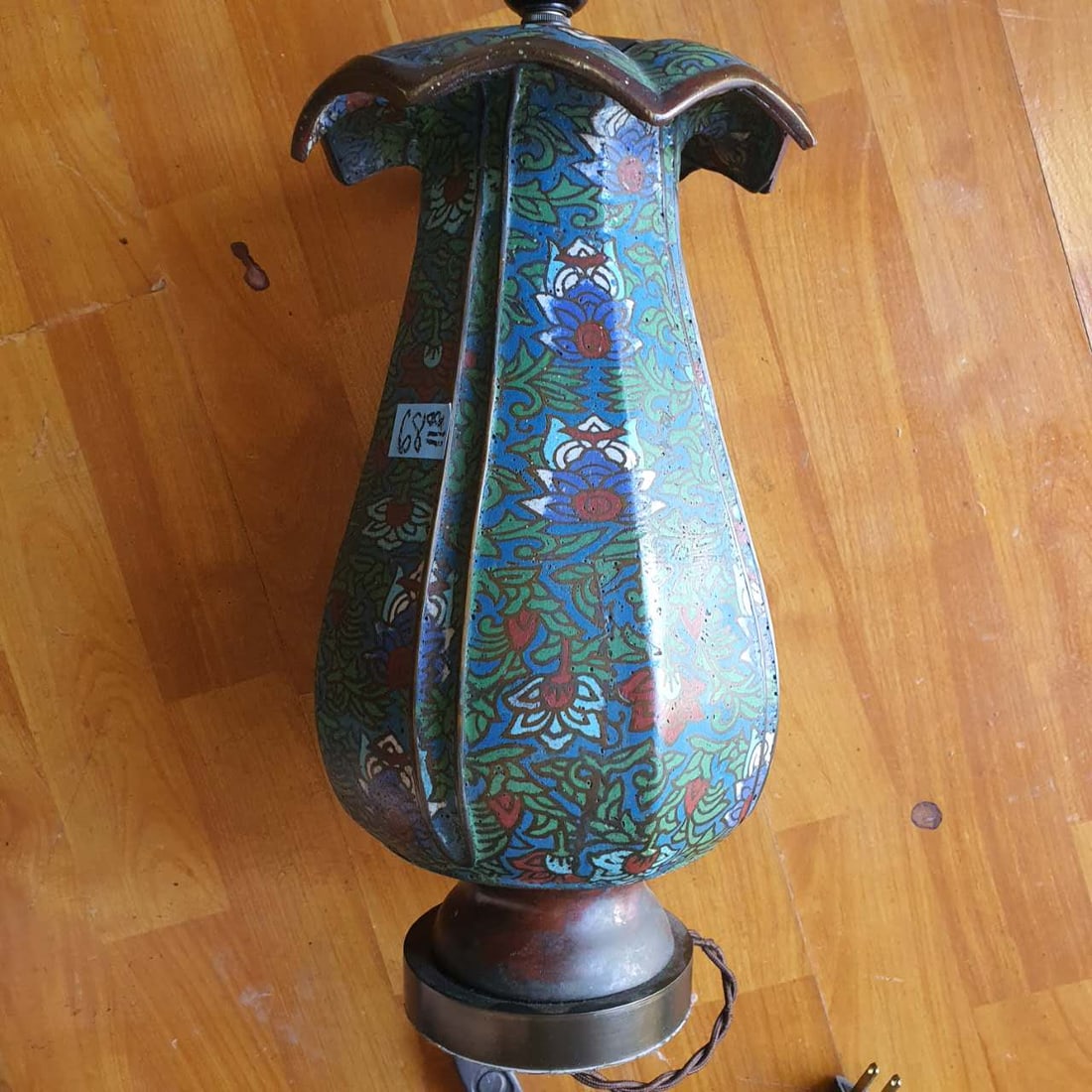 Ming Dynasty cloisonné enamel on copper body (1 of 8)