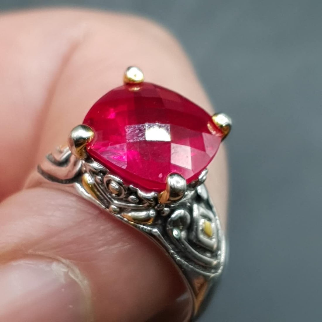 Ruby Ring CTW 5红宝石戒指 - 2