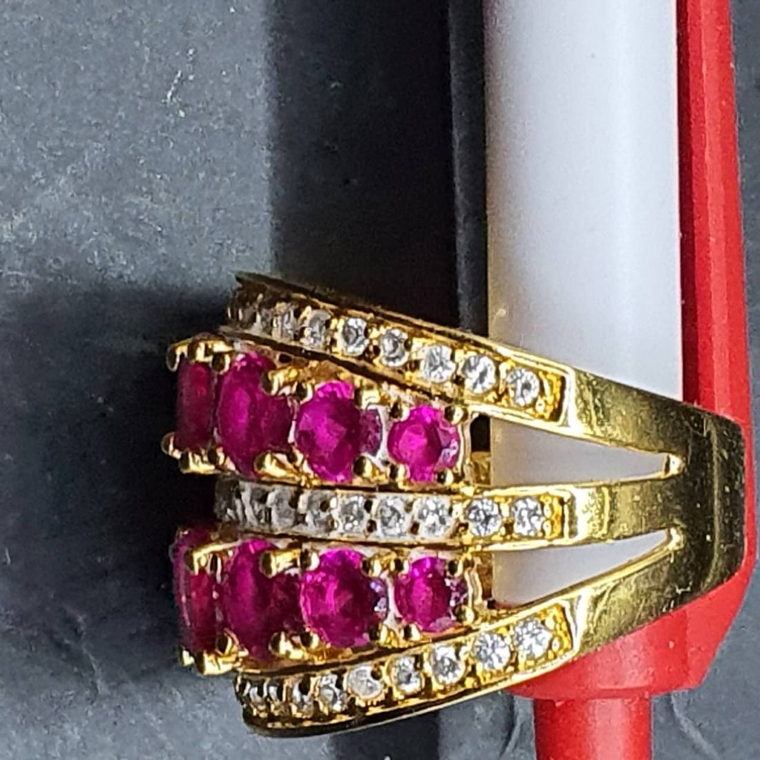 Ruby Ring CTW 6红宝石戒指 - 2