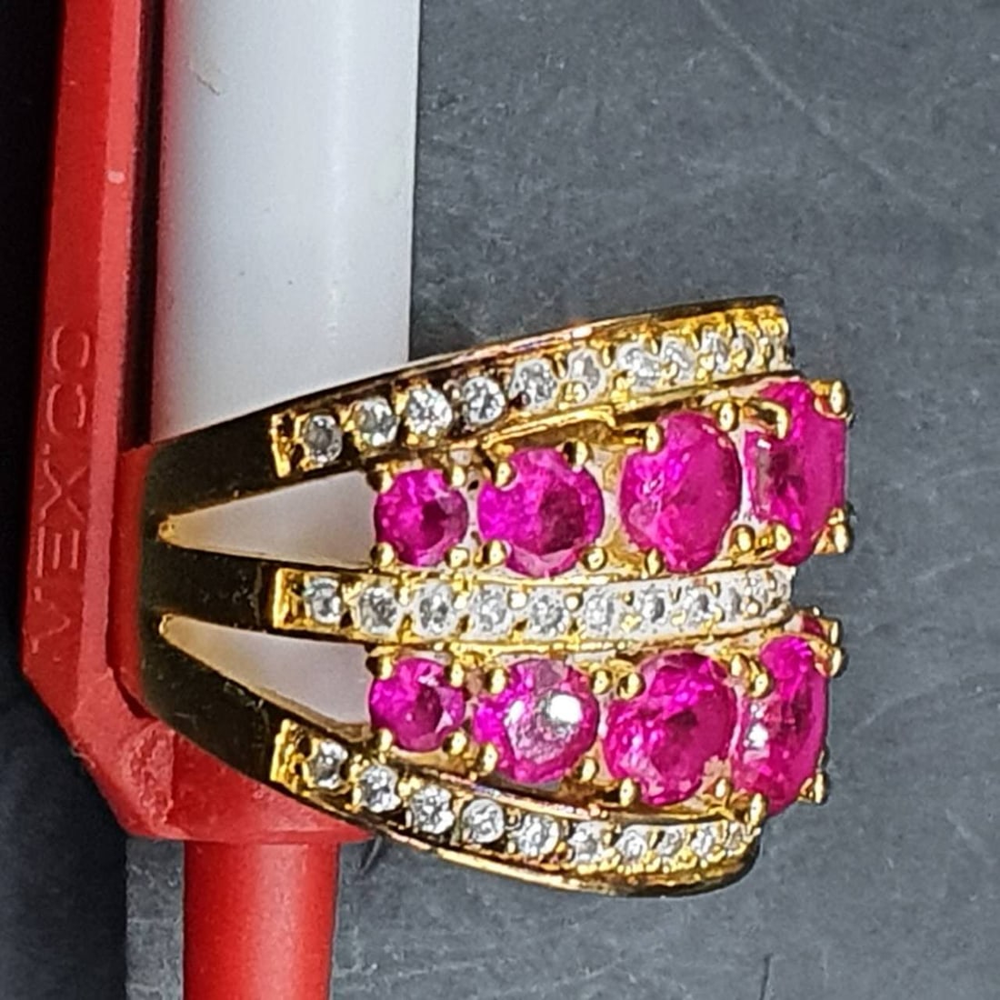 Ruby Ring CTW 6红宝石戒指 - 3