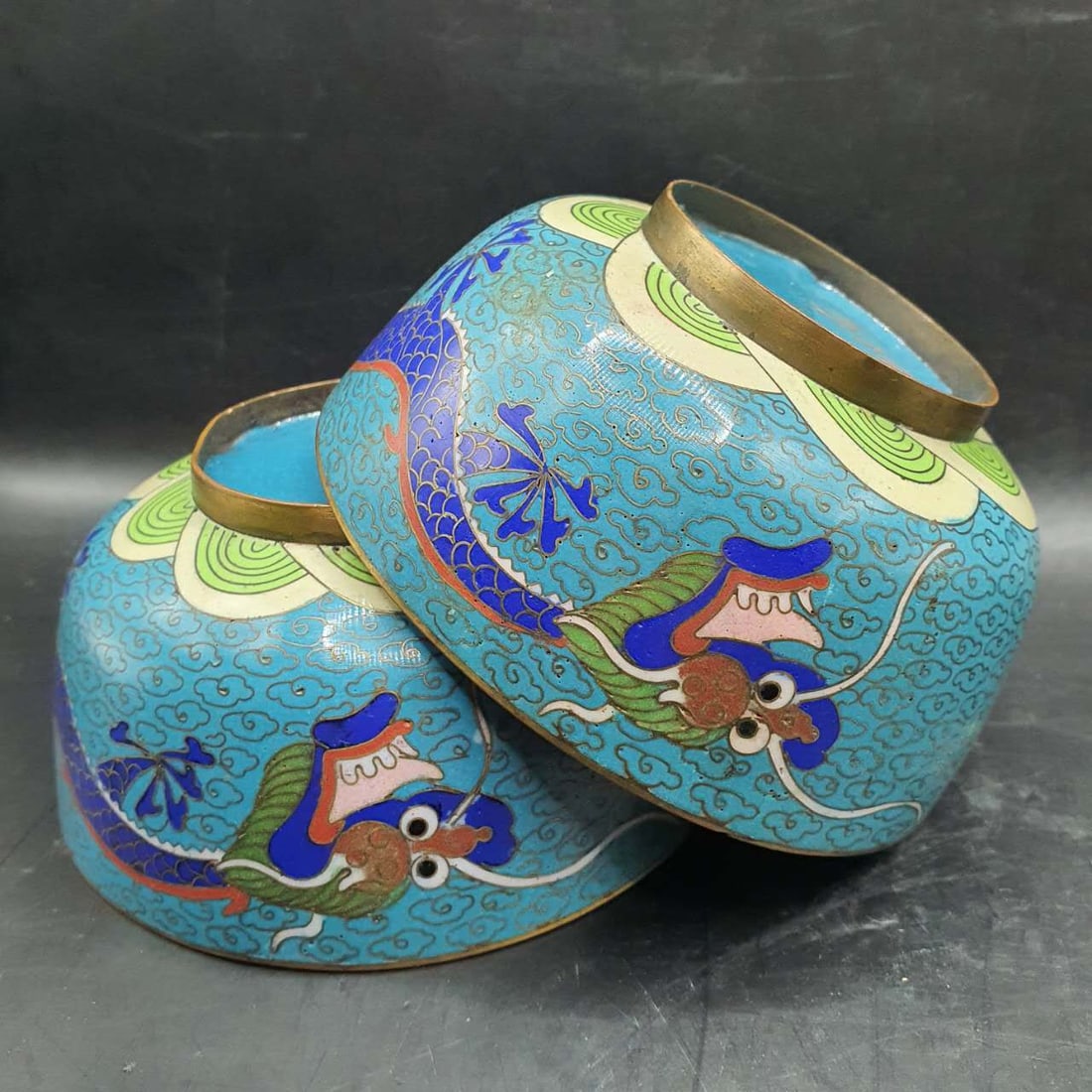 Chinese Cloisonee bowi (1 of 7)