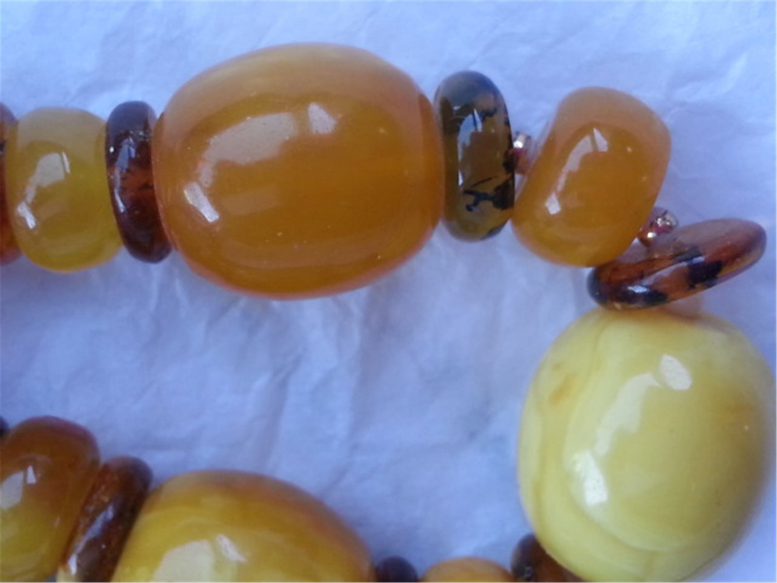 BUTTERSCOTCH AMBER NECKLACE 33.3g - 6