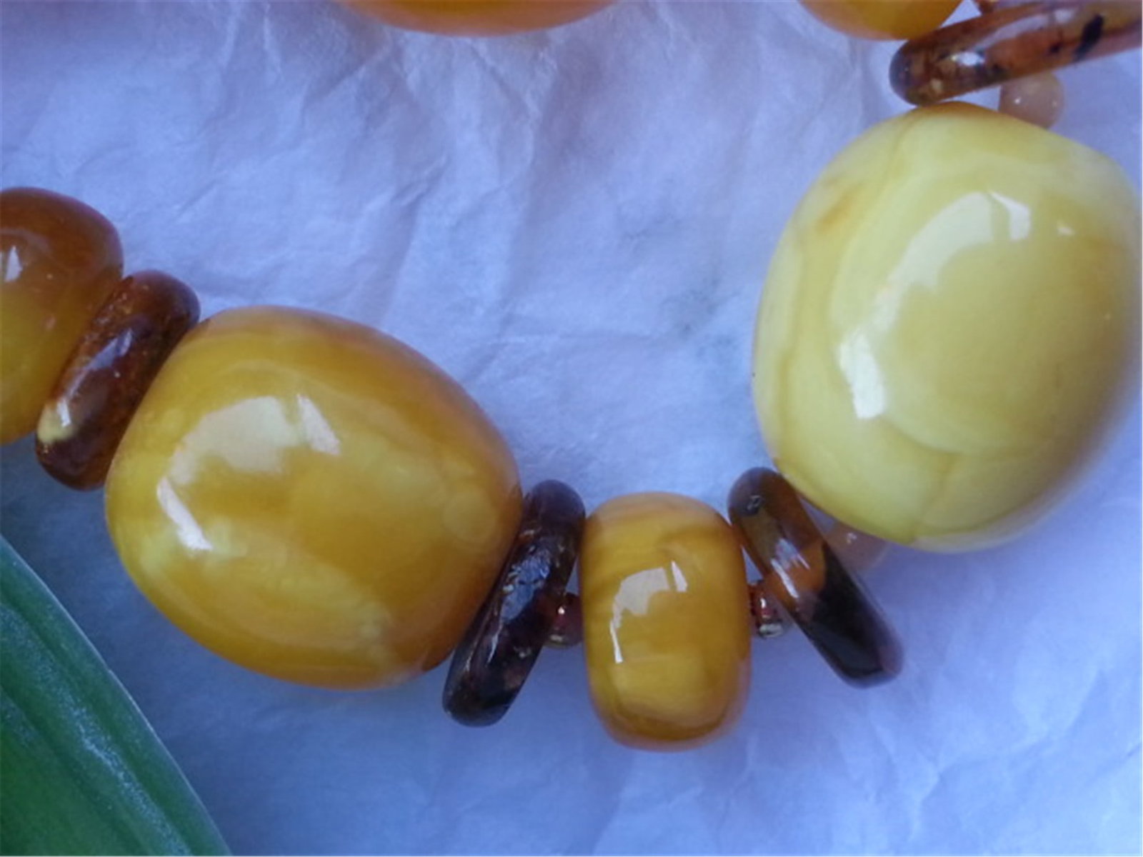BUTTERSCOTCH AMBER NECKLACE 33.3g - 7