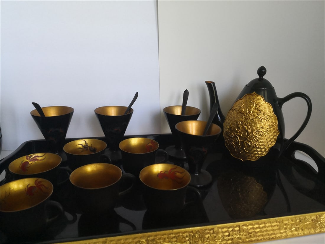 Chinese Foo Chow lacquerware 清末福州脱胎漆器 - 2