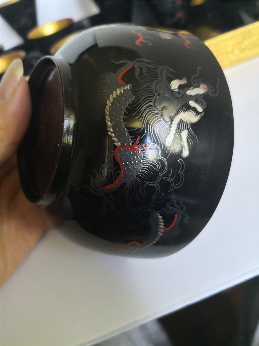 Chinese Foo Chow lacquerware 清末福州脱胎漆器 - 6
