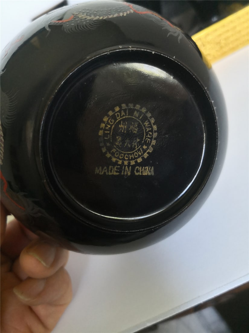 Chinese Foo Chow lacquerware 清末福州脱胎漆器 - 7