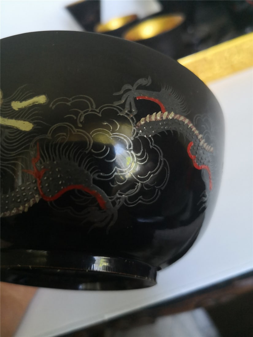 Chinese Foo Chow lacquerware 清末福州脱胎漆器 - 8