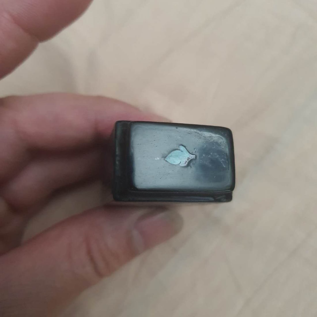 SNUFF BOTTLE黑漆螺钿鼻烟壶 - 5
