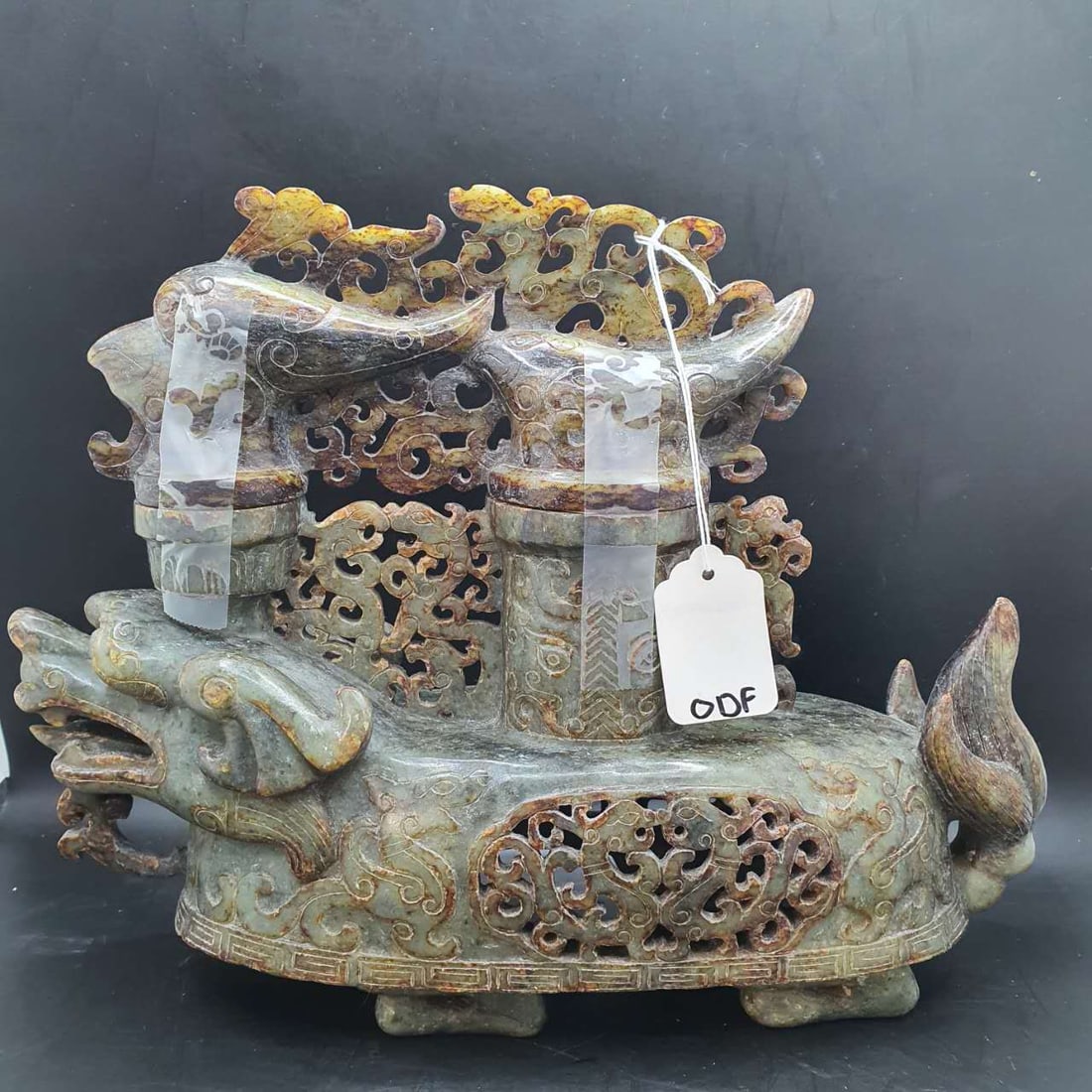 Large jade carving. - 2