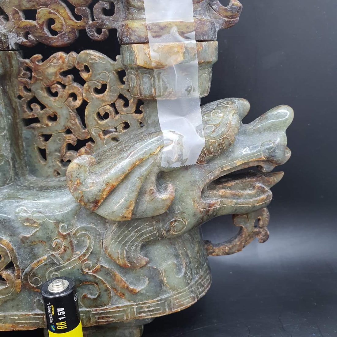 Large jade carving. - 4
