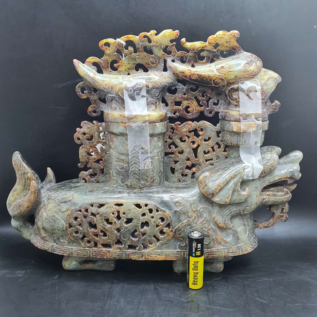 Large jade carving. - 6