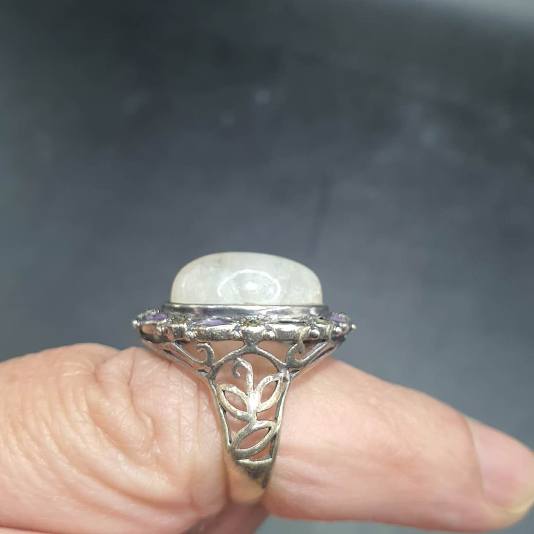 Moonstone ring - 4