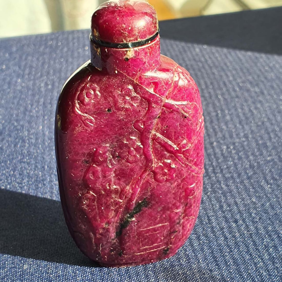 A ruby snuff bottle 红宝石鼻烟壶 - 3
