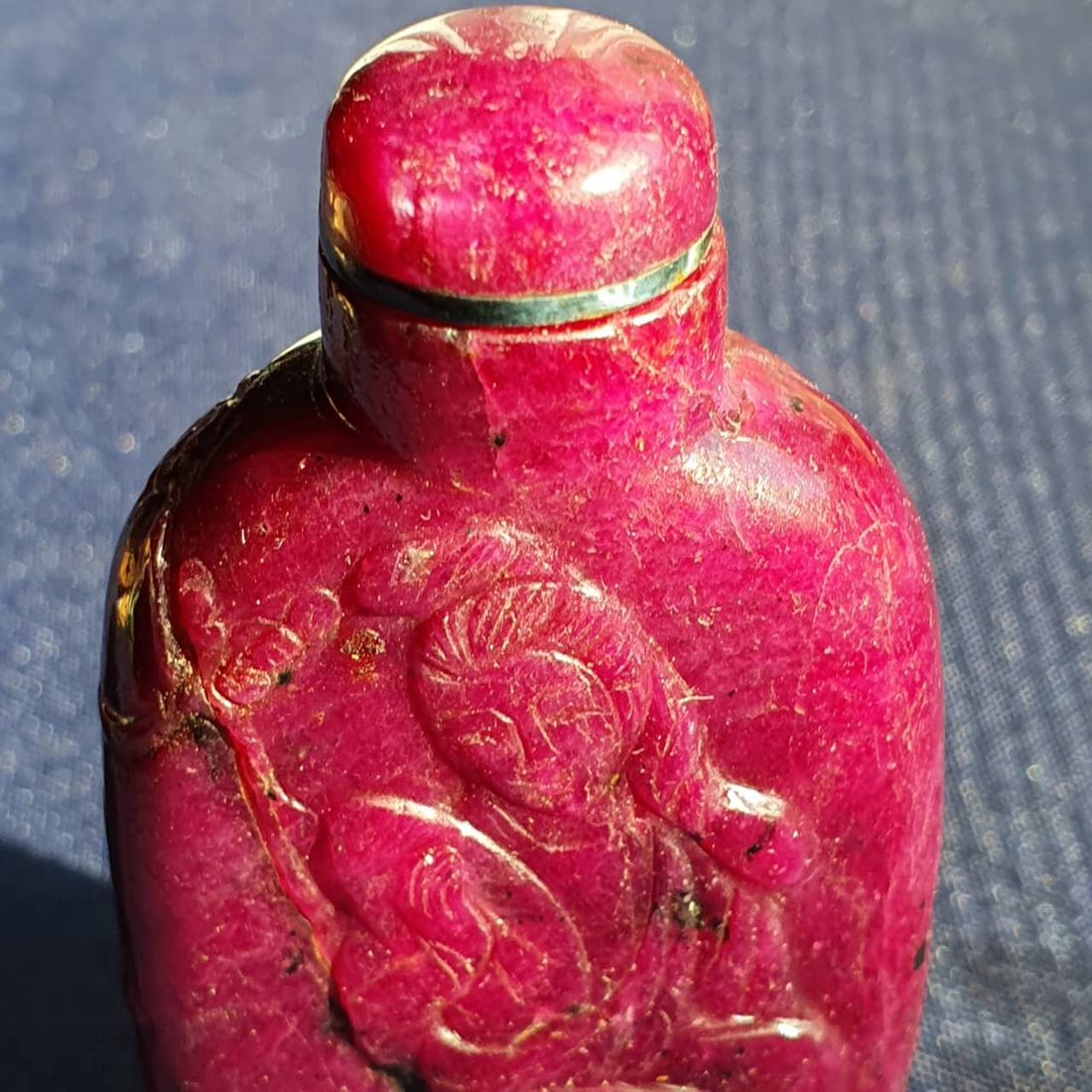 A ruby snuff bottle 红宝石鼻烟壶 - 8