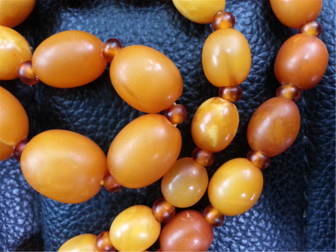 NATURAL BUTTERSCOTCH AMBER NECKLACE - 2