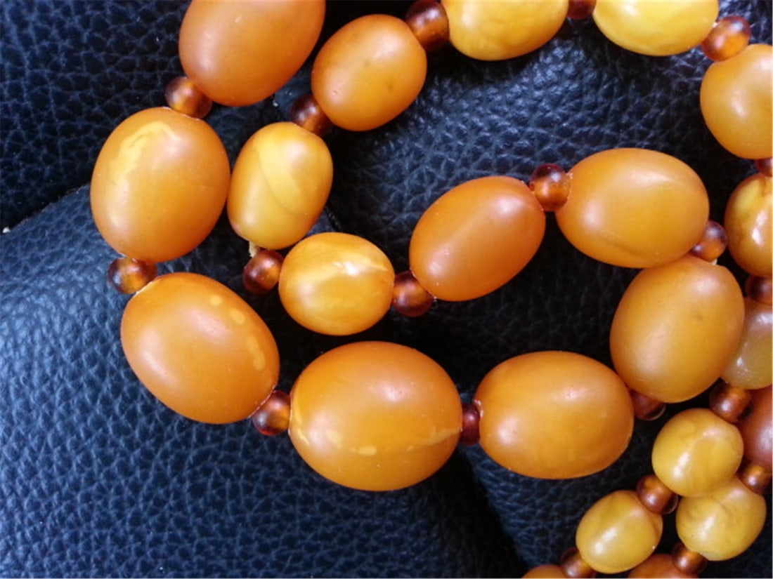 NATURAL BUTTERSCOTCH AMBER NECKLACE - 3