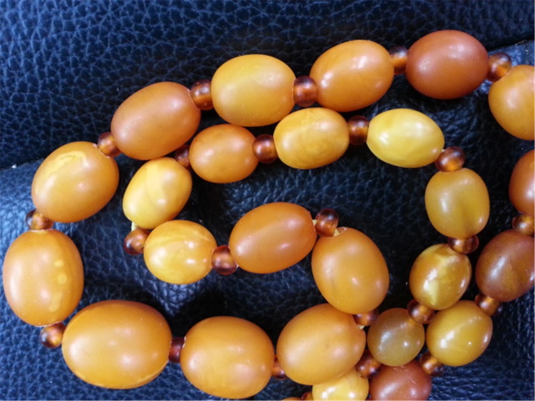 NATURAL BUTTERSCOTCH AMBER NECKLACE - 4