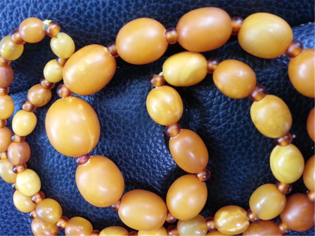 NATURAL BUTTERSCOTCH AMBER NECKLACE - 5