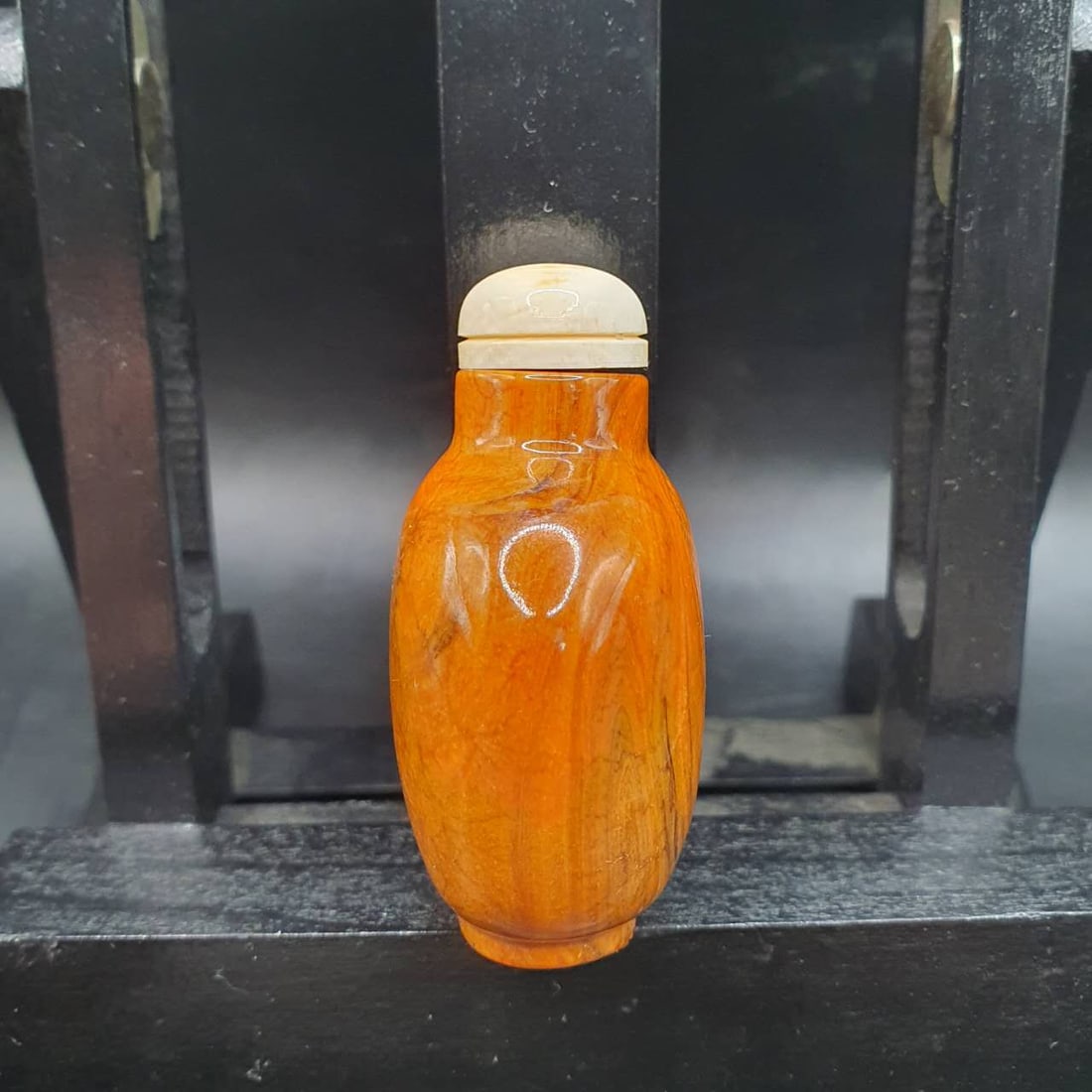 Snuff Bottle清代天然琥珀蜜蜡鼻烟壶 - 2
