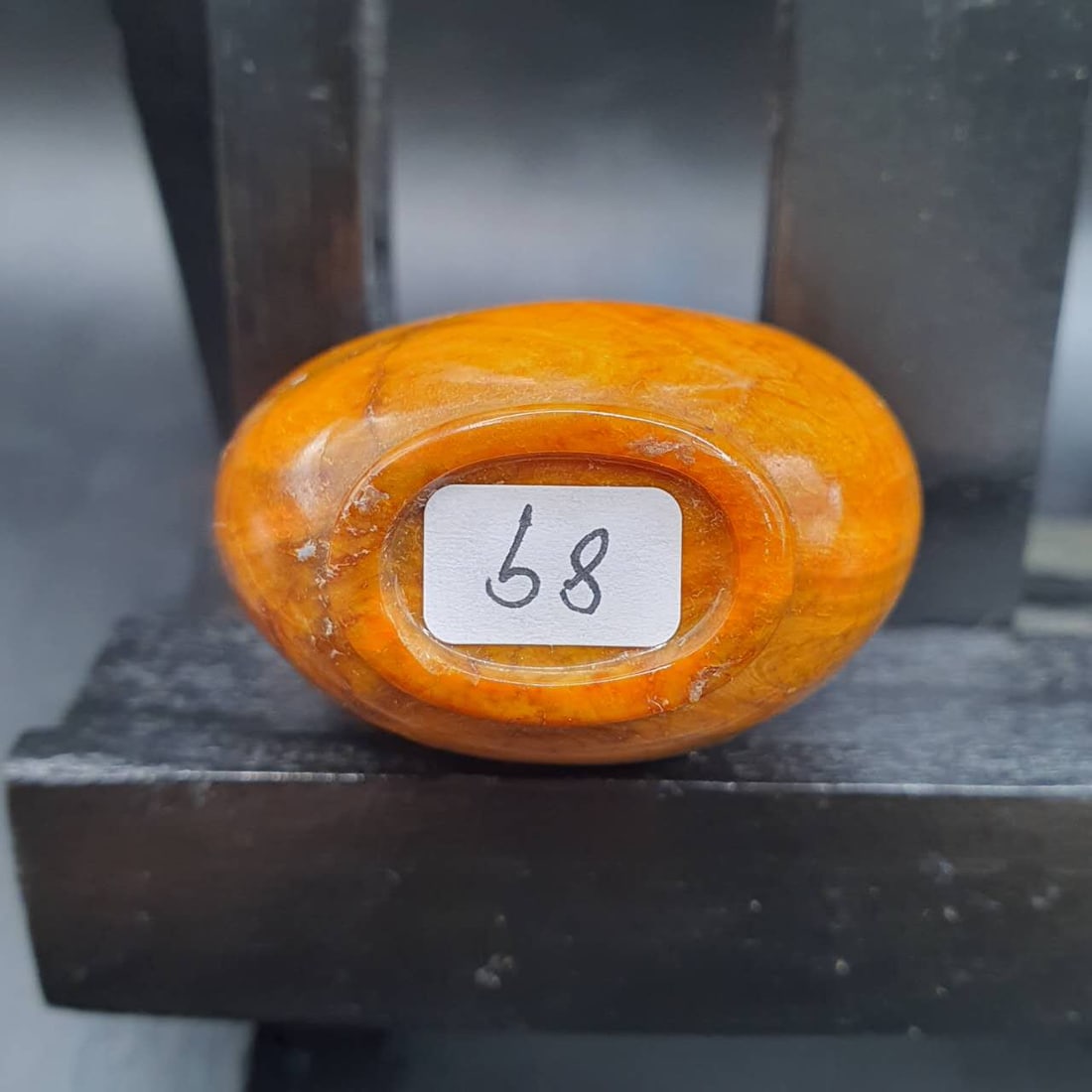 Snuff Bottle清代天然琥珀蜜蜡鼻烟壶 - 6