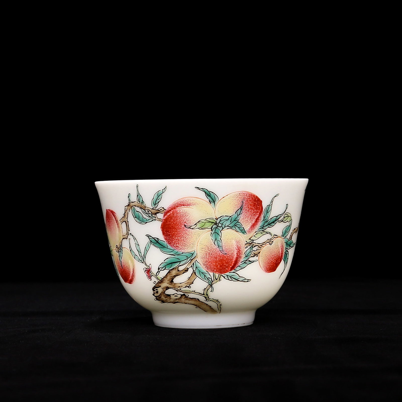 Qing Dynasty Qianlong mark famille rose pomegranate pattern celestial vase Height 22.80CM Caliber - 3