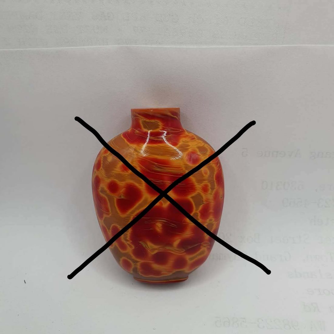 3SNUFF BOTTLE stopper 三只红绿宝石鼻烟壶௢ - 4