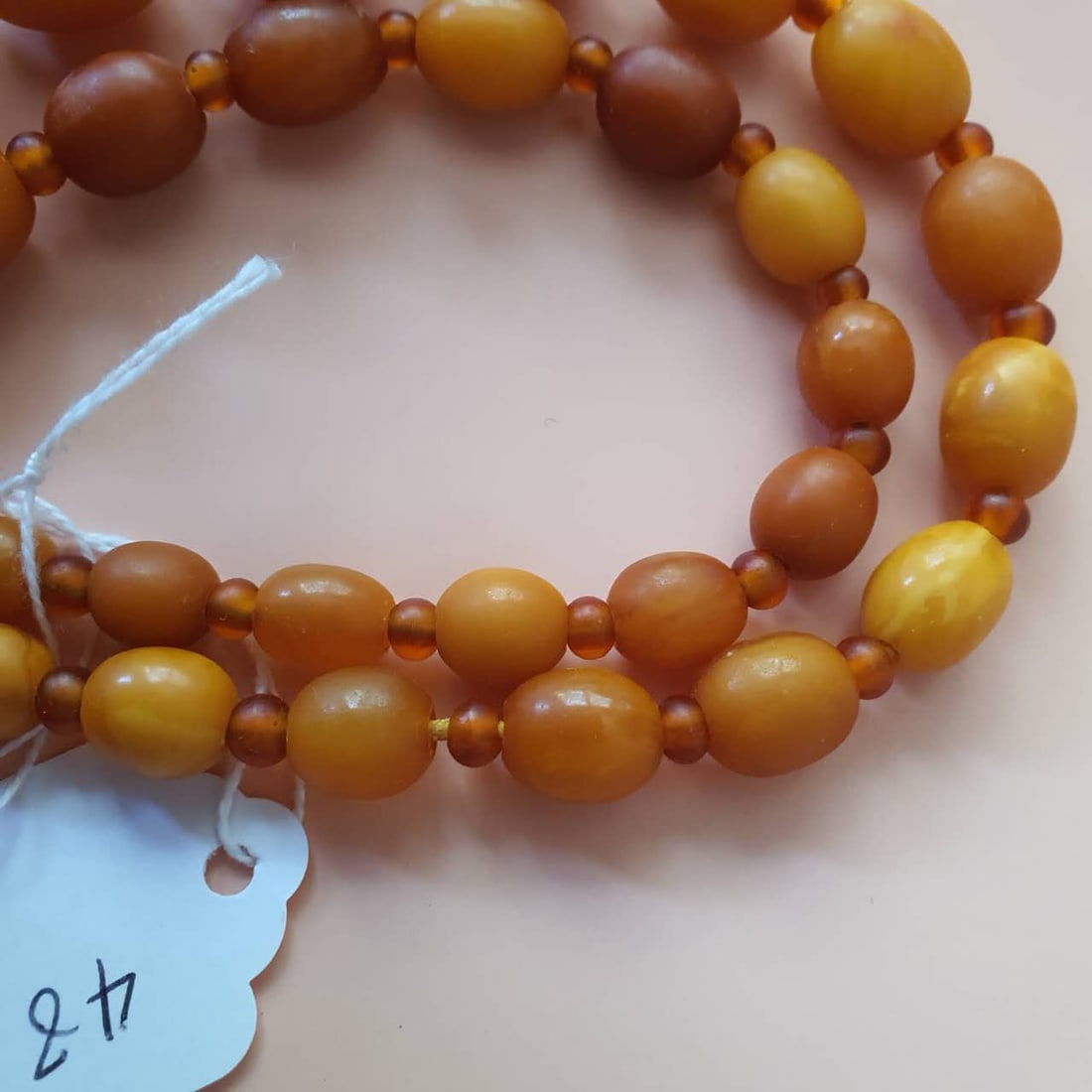 NATURAL BUTTERSCOTCH AMBER NECKLACE - 3