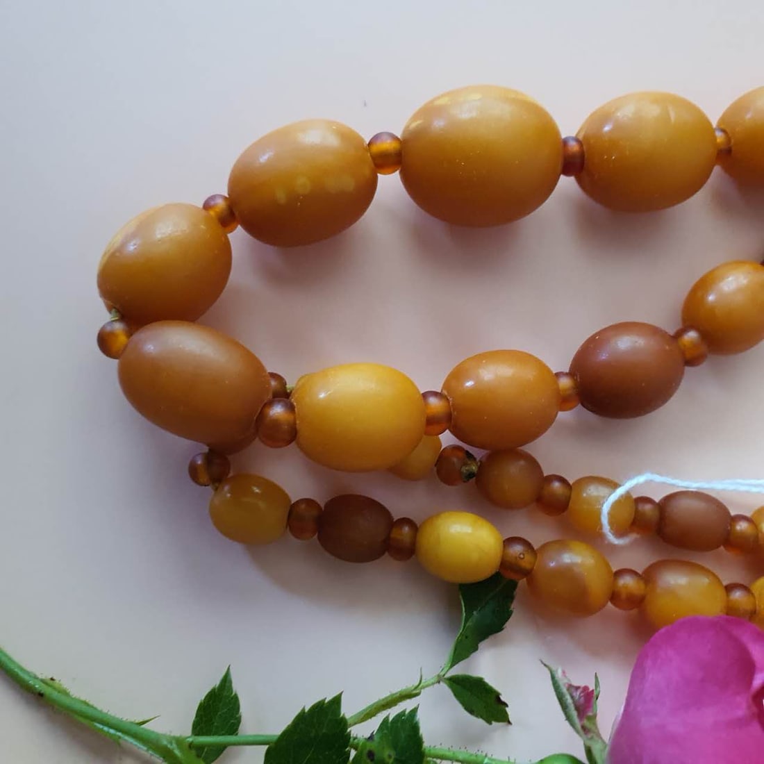NATURAL BUTTERSCOTCH AMBER NECKLACE - 4
