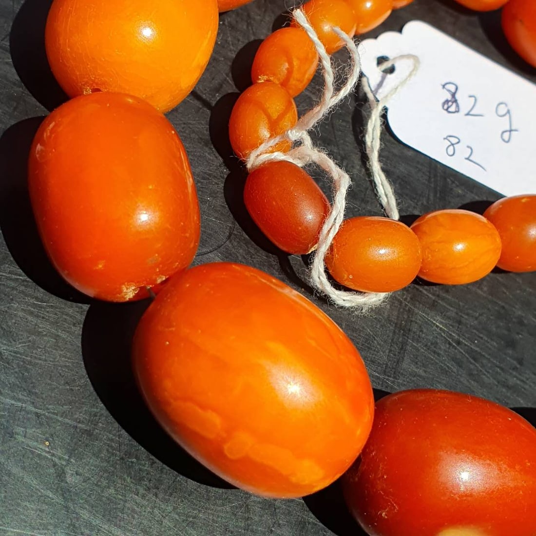NATURAL BUTTERSCOTCH AMBER NECKLACE - 3
