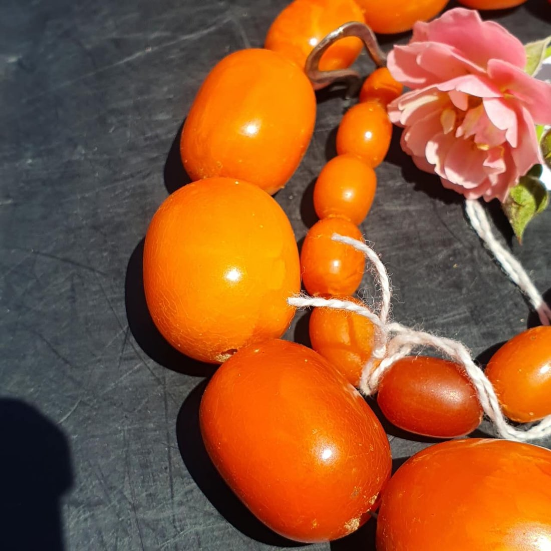NATURAL BUTTERSCOTCH AMBER NECKLACE - 4