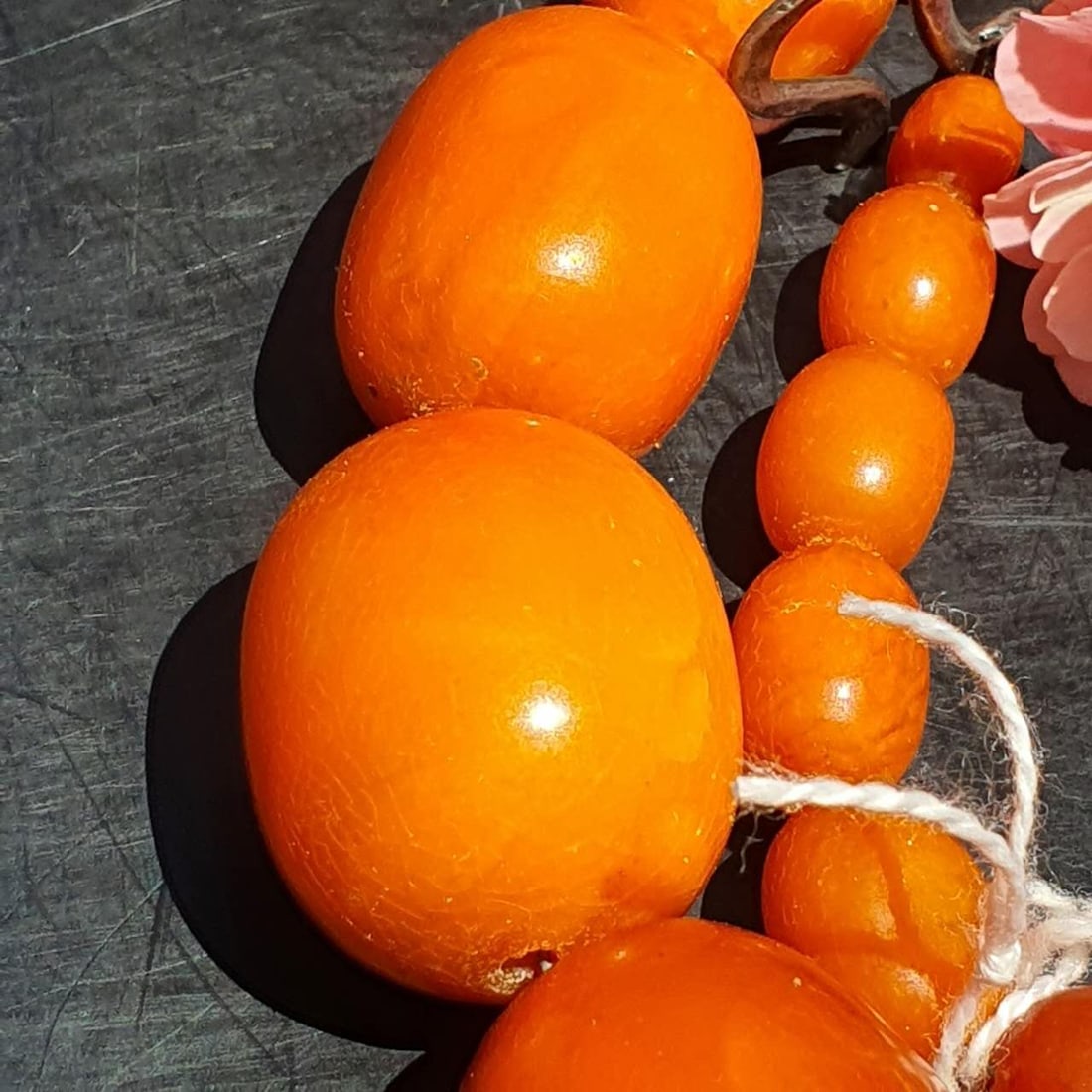 NATURAL BUTTERSCOTCH AMBER NECKLACE - 5