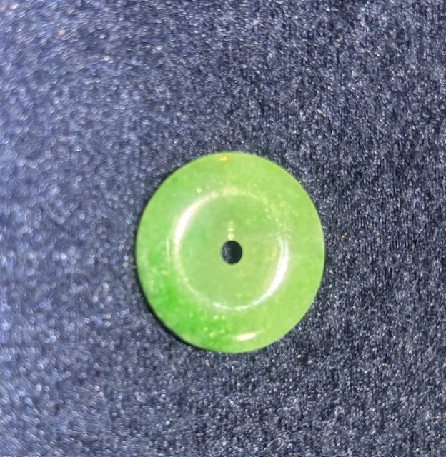 Two Jade Pingan Button - 4