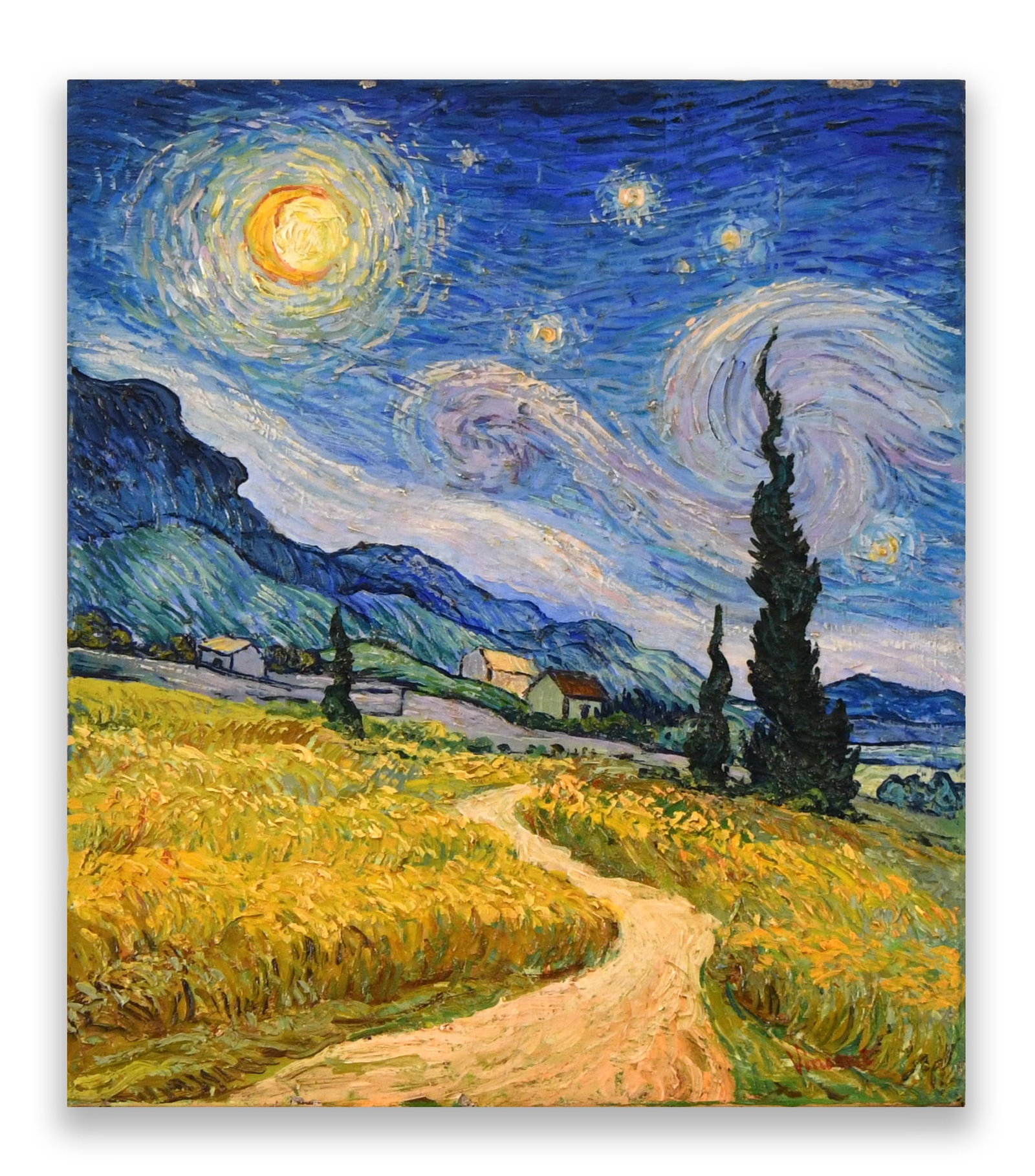 VINCENT VAN GOGH (1853-1890), ATTRIBUTED TO, OIL ON CANVAS: VINCENT VAN GOGH (1853-1890), ATTRIBUTED TO, OIL ON CANVAS Dimensions: Image size: 53.2 x 45.5 cm. All measured values are appro x imate. Provenance and Authenticity: This painting is presented in the