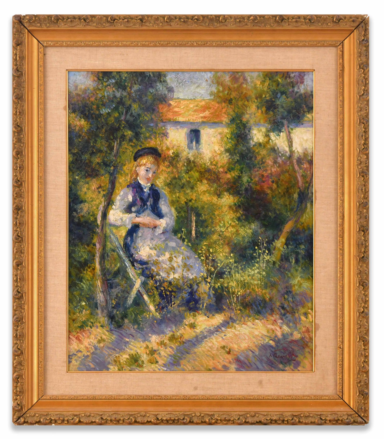 PIERRE-AUGUSTE RENOIR (1841-1919), ATTRIBUTED TO, OIL ON CANVAS (1 of 6)