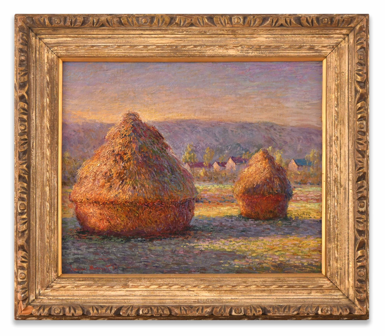 CLAUDE MONET (1840-1926), ATTRIBUTED TO, OIL ON CANVAS: CLAUDE MONET (1840-1926), ATTRIBUTED TO, OIL ON CANVAS Dimensions: Image size: 65.3 x 53 cm. All measured values are appro x imate.Outer frame size: 74.9 x 87 cm. All measured values are appro x imate