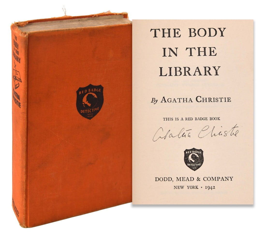 AGATHA CHRISTIE (1890-1976), THE BODY IN THE LIBRARY BOOK (1 of 4)