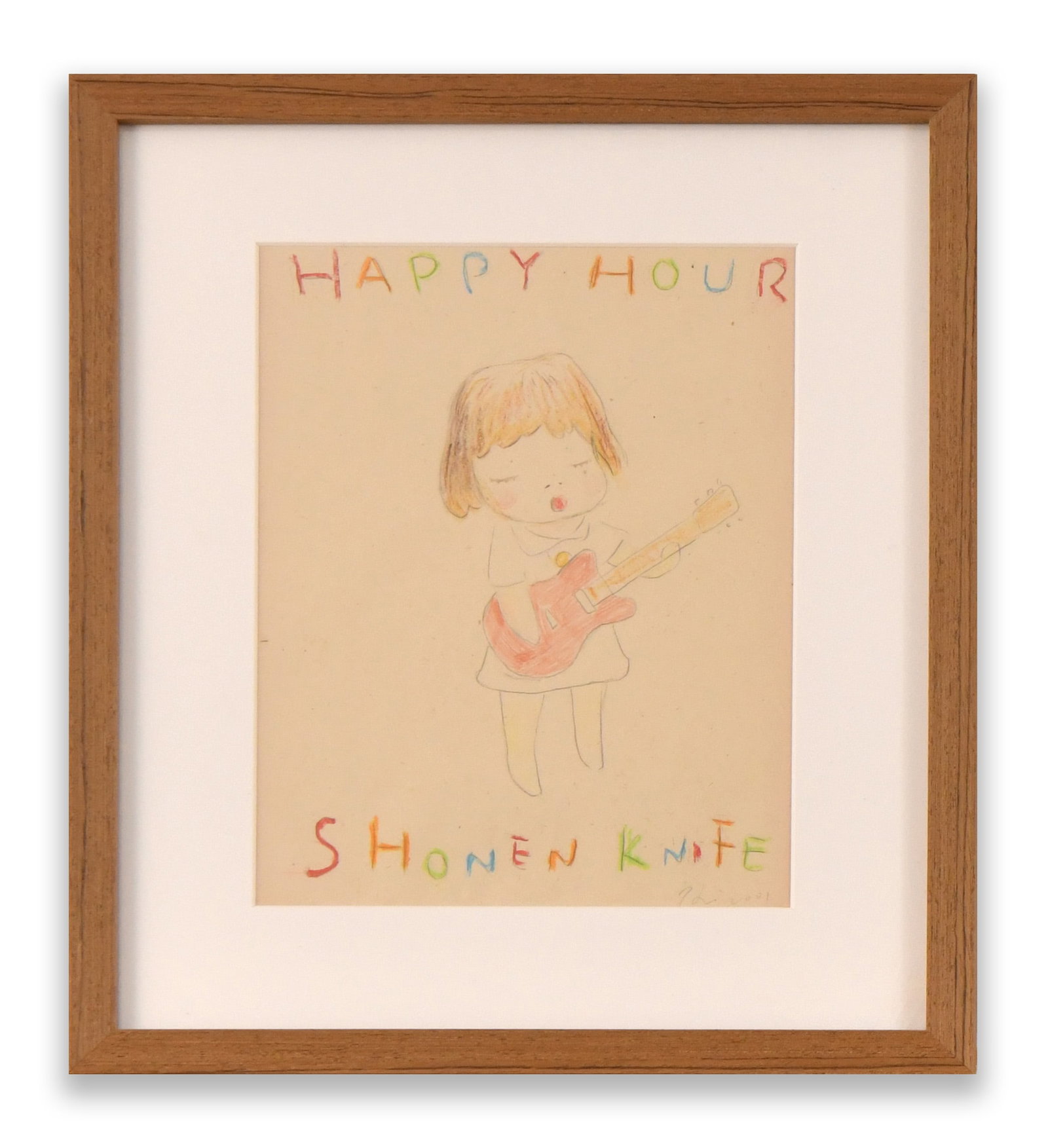 YOSHITOMO NARA (1959- ), ATTRIBUTED TO, COLORED PENCIL ON PAPER: YOSHITOMO NARA (1959- ), ATTRIBUTED TO, COLORED PENCIL ON PAPER Provenance and Authenticity: This drawing is presented in the manner and style associated with Yoshitomo Nara, one of the most influenti