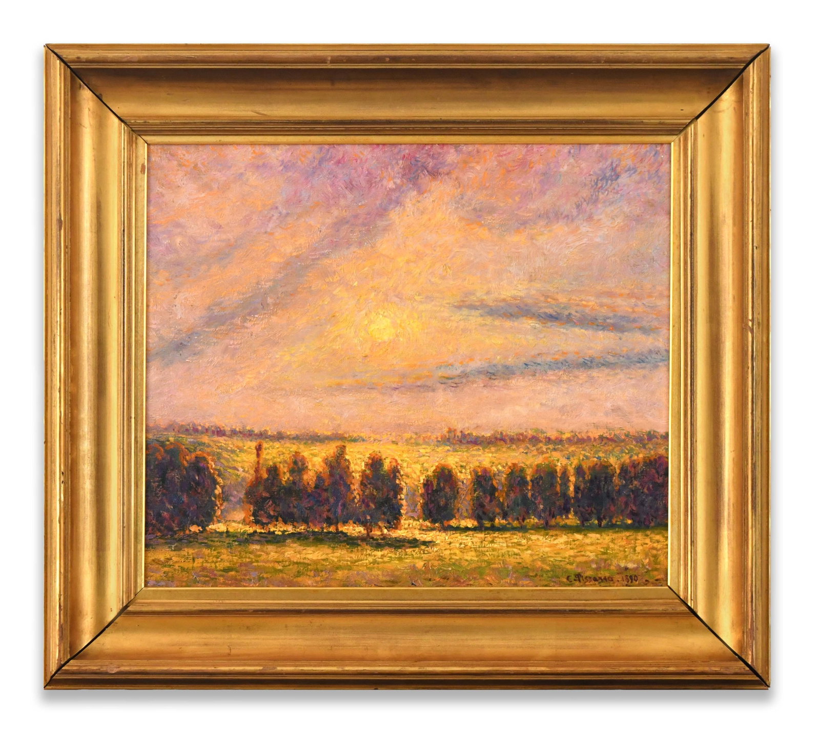 CAMILLE PISSARRO (1830-1903), ATTRIBUTED TO, OIL ON CANVAS (1 of 6)