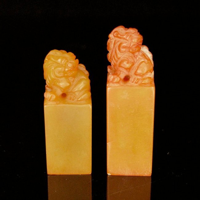 Two Shoushan Stone Seals (1 of 3)