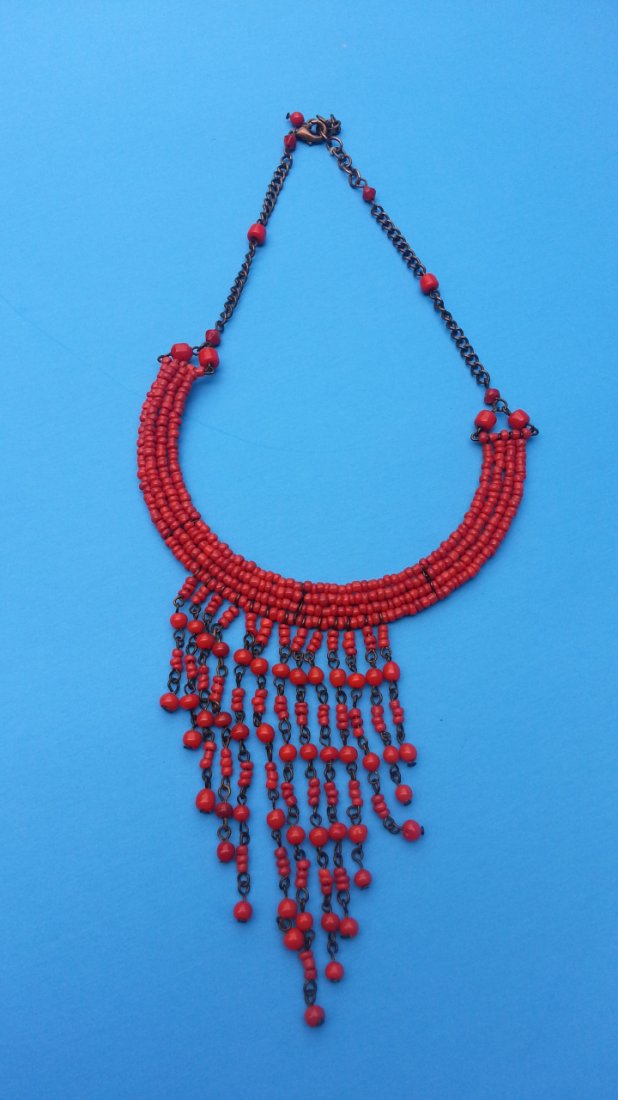ANTIQUE Coral Necklace (1 of 9)