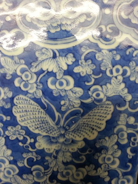 A  pair Antique Porcelain Vase  early 19th" (1 of 7)