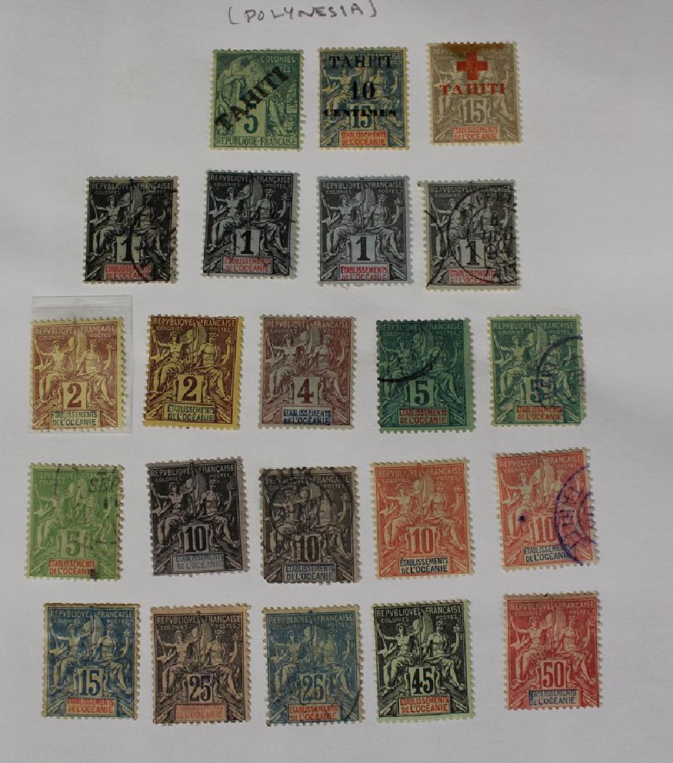 French Polynesia Unused Used Stamp Collection (1 of 8)