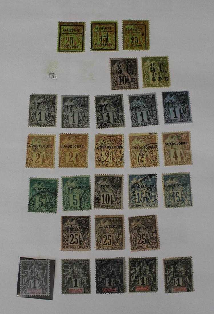 Guadeloupe Unused Used Stamp Collection (1 of 6)