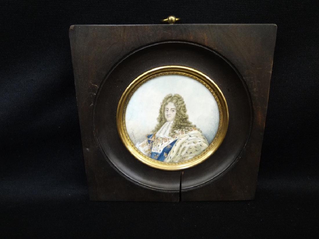 Victor Lejeune (1812-1863) King Louis XIV Watercolor on (1 of 5)