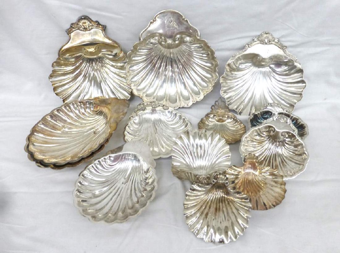 Collection Lot of 14 Clam Shell Serving Dishes Platters (1 of 3)