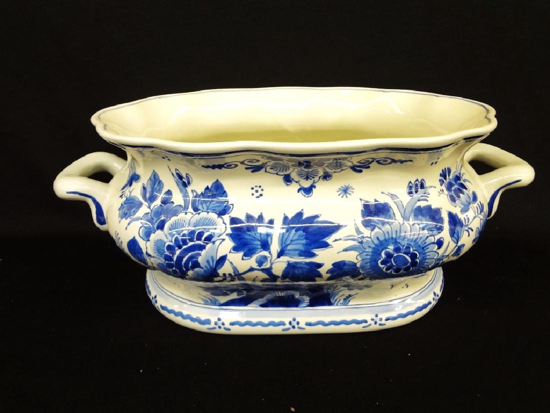 Delft De Porceleyne Fles Blue and White Serving Bowl (1 of 4)