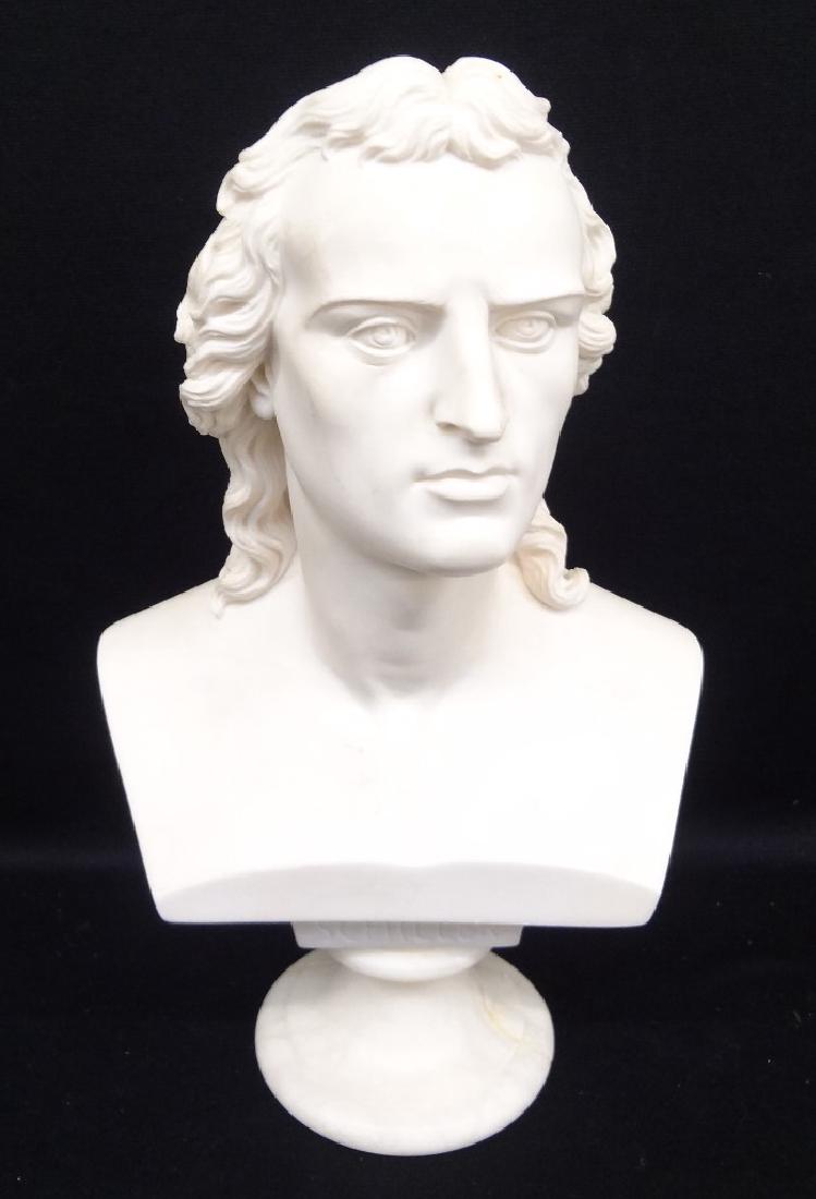 Friedrich Von Schiller Alabaster Bust A. Giannelli (1 of 8)